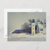 vuurtoren op Empire Briefkaart (Voorkant / Achterkant)