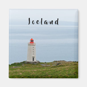 vuurtoren op het schiereiland Vatnsnes - IJsland Magneet