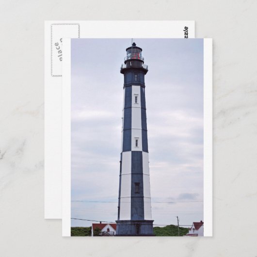 vuurtoren op het strand van virginia briefkaart (Voorkant / Achterkant)