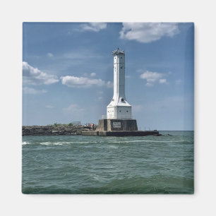 vuurtoren op Huron, ohio-fotografie Magneet