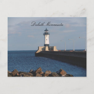 Vuurtoren op Lake Superior Briefkaart