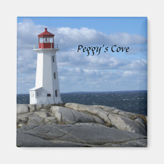 vuurtoren op Peggy's Cove Magneet