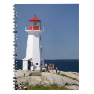 vuurtoren op Peggy's Cove, Nova Scotia, Canada. Notitieboek