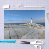 vuurtoren op Peggy's Cove Tissue Paper Tissuepapier (Craft)