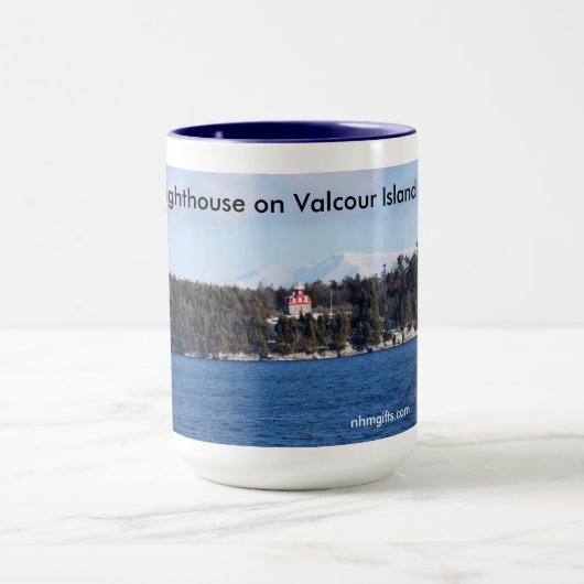 Vuurtoren op Valcour Island Mok (Midden)