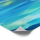 vuurtoren op zonsondergang poster (Hoek)