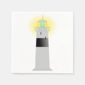 Vuurtoren papieren servetten (Voorkant)