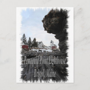 Vuurtoren Pemaquid Point in Bristol, Maine Briefkaart