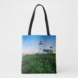 vuurtoren   Point Lighthouse Bristol Maine Draagtas