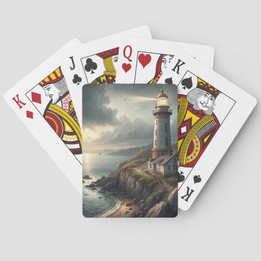 vuurtoren pokerkaarten (Achterkant)