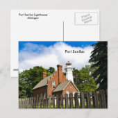 Vuurtoren Port Sanilac Briefkaart (Voorkant / Achterkant)