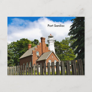 Vuurtoren Port Sanilac Briefkaart
