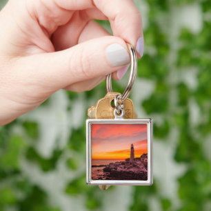 vuurtoren   Portland Head Kaap Elizabeth Maine Sleutelhanger