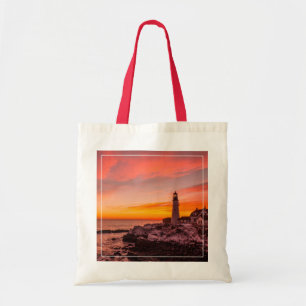 vuurtoren   Portland Head Kaap Elizabeth Maine Tote Bag
