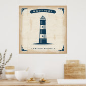  vuurtoren Poster 1 (Keuken)