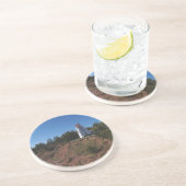 vuurtoren reeks-PEI vuurtoren Zandsteen Onderzetter (Zijkant)