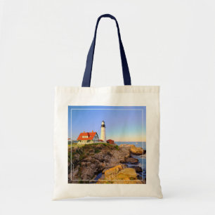 vuurtoren Rockport Lighthouse Maine Tote Bag