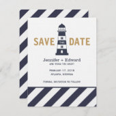 vuurtoren save the date (Voorkant / Achterkant)