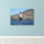 Vuurtoren Scene Canvas Afdruk (Insitu (Houten vloer))