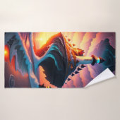 vuurtoren Seascape 2 Badhanddoek (Badhanddoek)