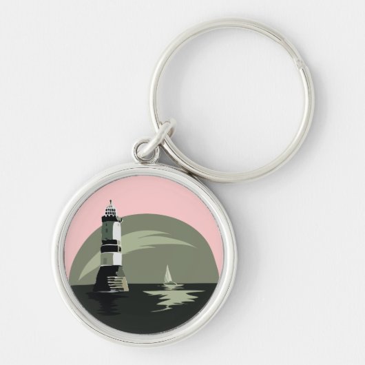 vuurtoren sleutelhanger (Voorkant)