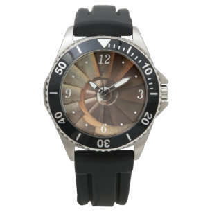 Vuurtoren Spiral Stairway Quartz Horloge