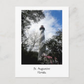 vuurtoren St. Augustine Florida 1 Briefkaart (Voorkant)