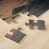 vuurtoren, strand, oceaan, golven, puzzel (Zijkant)