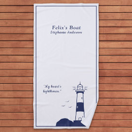 vuurtoren strandlaken