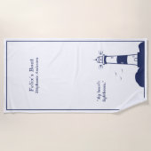 Vuurtoren  strandlaken (Voorkant)