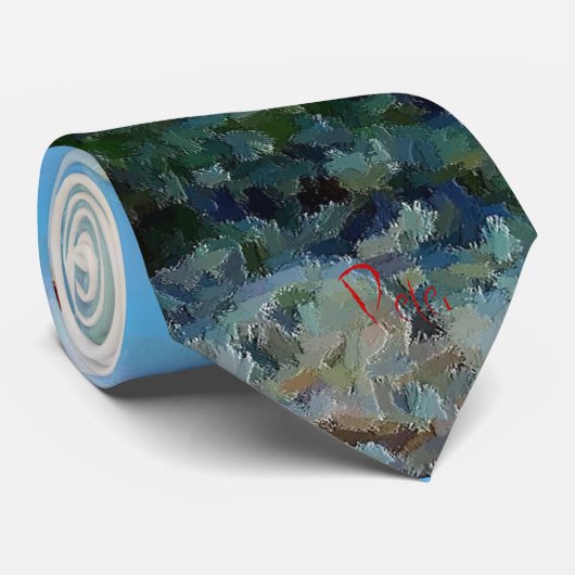 vuurtoren stropdas (Opgerold)