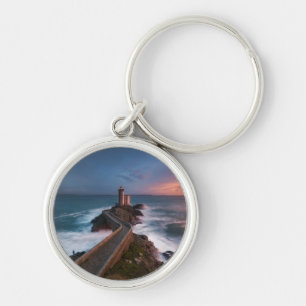 vuurtoren Sunset Plouzané Finistère, Bretagne Sleutelhanger