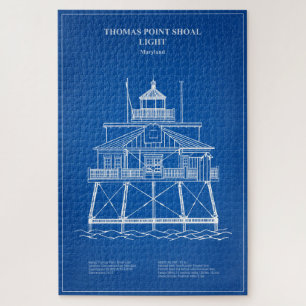 Vuurtoren Thomas Point Shoal - Maryland - AD Legpuzzel