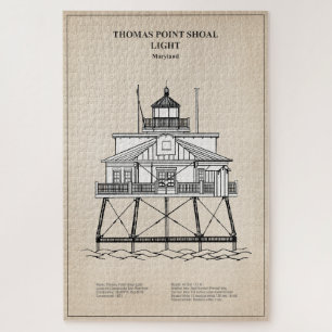 Vuurtoren Thomas Point Shoal - Maryland - SBD Legpuzzel