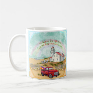 Vuurtoren Truck Strand Koffiemok