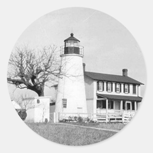 vuurtoren Turkije Point Ronde Sticker (Voorkant)