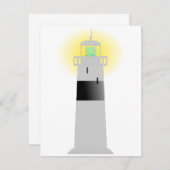 Vuurtoren Uitnodigingen (Voorkant / Achterkant)