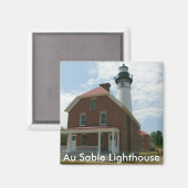 Vuurtoren van Au Sable Magneet (Voorkant / Achterkant)
