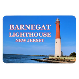 vuurtoren van Barnegat, New Jersey Flexi Magnet Magneet