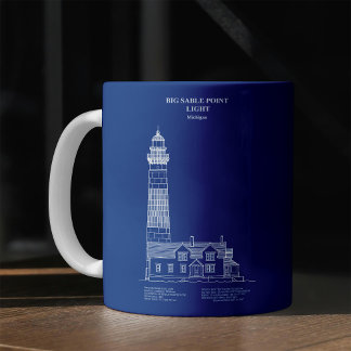 Vuurtoren van Big Sable Point - Michigan – AD Koffiemok