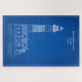 Vuurtoren van Big Sable Point - Michigan – n.Chr. Legpuzzel (Horizontaal)