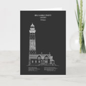 Vuurtoren van Big Sable Point - Michigan - PD Bedankkaart (Voorkant)
