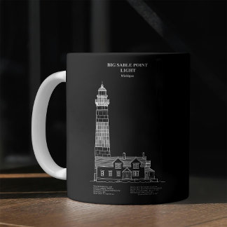 Vuurtoren van Big Sable Point - Michigan – PD Koffiemok