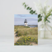 vuurtoren van Brant Point Briefkaart (Staand voorkant)