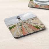 vuurtoren van Brant Point Drankjes Onderzetter (Linkerzijde)