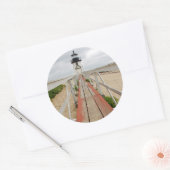 vuurtoren van Brant Point Ronde Sticker (Envelop)