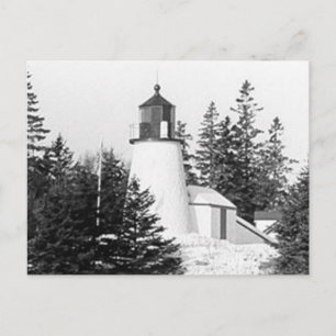Vuurtoren van Burnt Island Briefkaart
