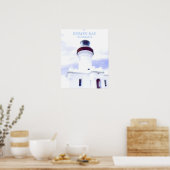 vuurtoren van Byron Bay Australië reizen Poster (Keuken)