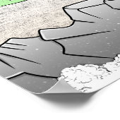 vuurtoren van Cape Agulhas Poster (Hoek)