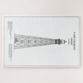 Vuurtoren van Cape Charles - Virginia - BD Legpuzzel (Horizontaal)